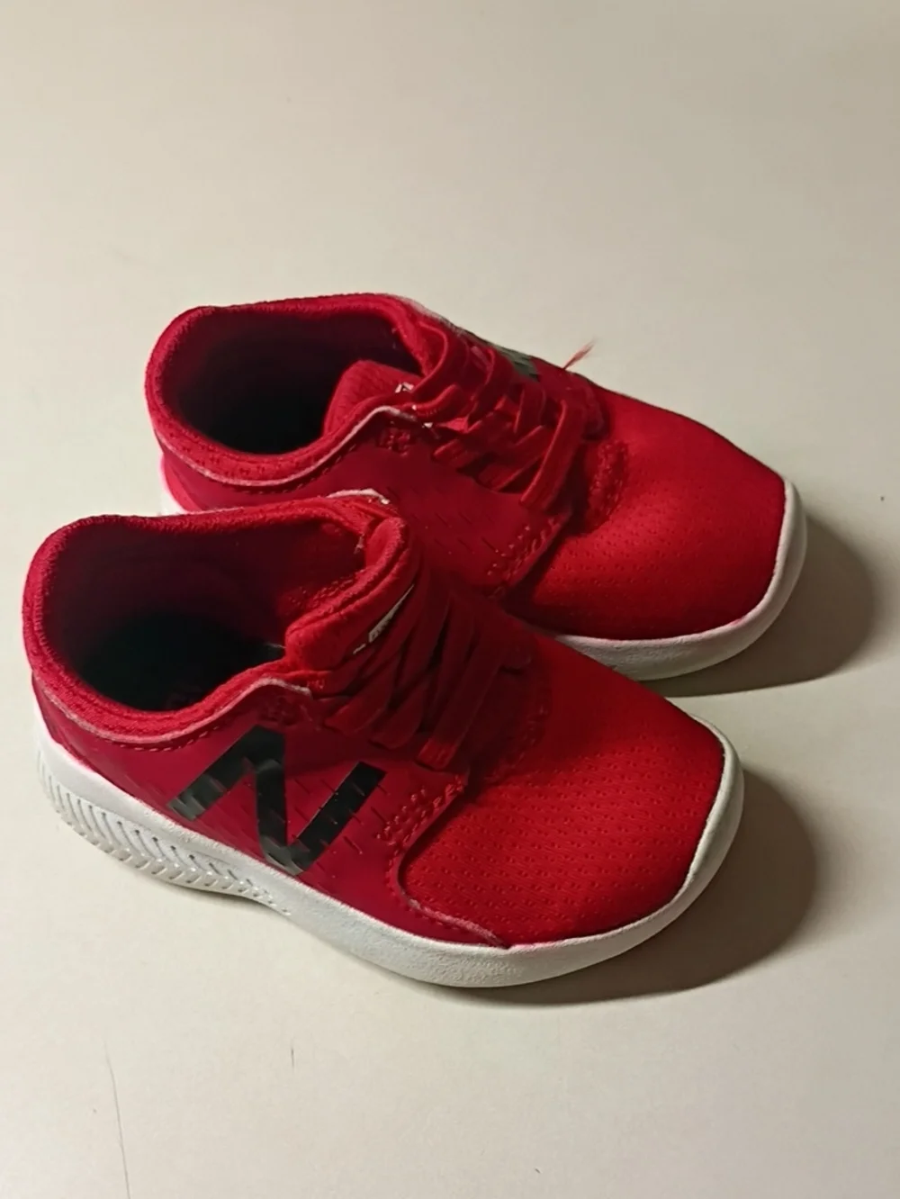 Kids Red Athletic Sneakers - Lightweight Slip-On Style